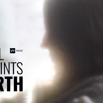 Photo shows the silhouette of an unidentified woman.