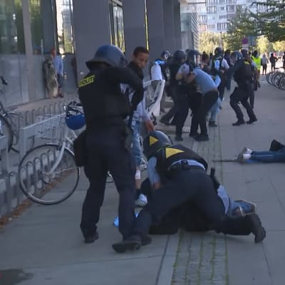Tanskassa otettiin kiinni mielenosoittajia Eritrea-juhlassa.