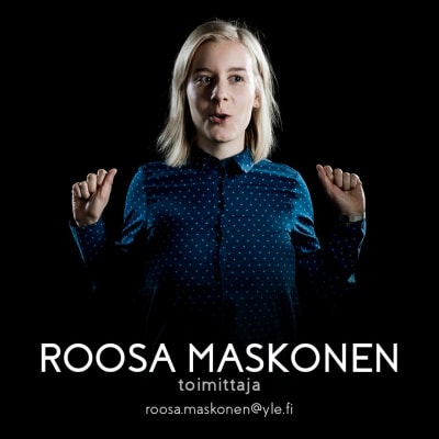 Perjantain toimittaja Roosa Maskonen.
