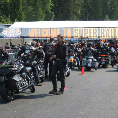 Harley Davidson -tapahtuma Jämsän Himoksessa kesäkuussa 2019.