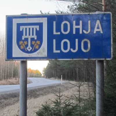 Lojo vägskylt