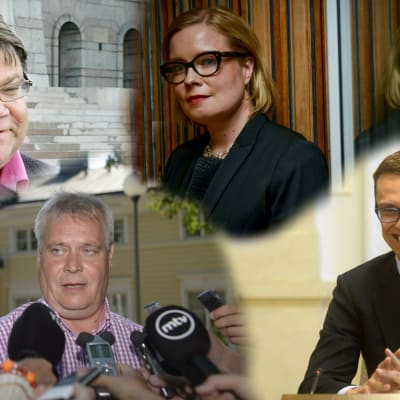 Fyra politiker som utvärderades av en retorikexpert