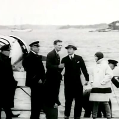 Charles Lindbergh Katajanokalla (1933).