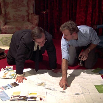 David (Jack Nicholson) ja Jason (Bruce Dern) elokuvassa Vain unelmilla on siivet