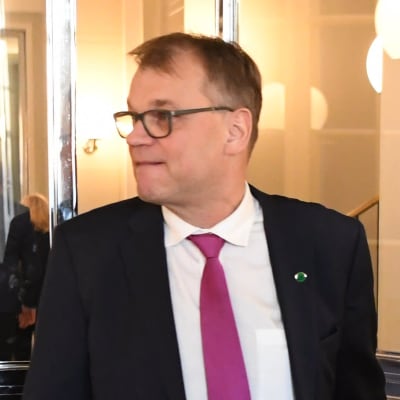 Centerns Juha Sipilä i riksdagen.