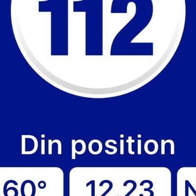 Delar av 112-appens logo