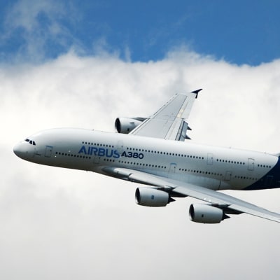Ett Airbus A380-plan, med plats för över 800 passagerare.