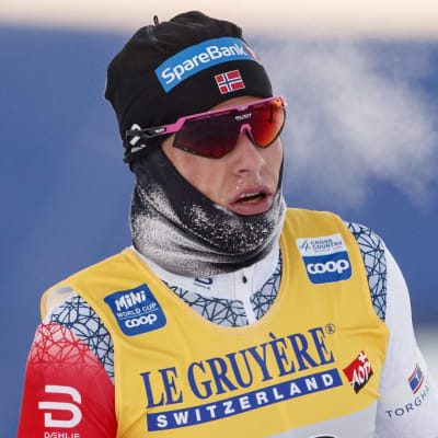 Johannes Høsflot Klæbo skidar.
