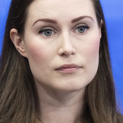 Statsminister Sanna Marin gästar tv-programmet Ykkösaamu den 29 augusti 2020.