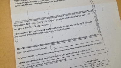 varningsmeddelande