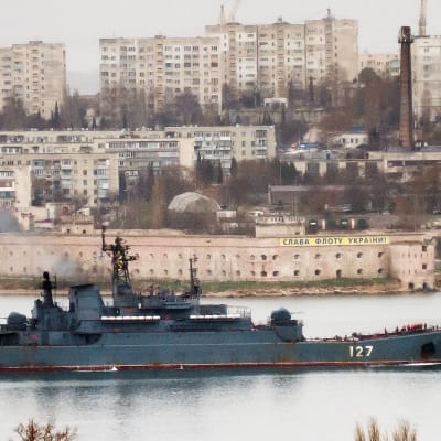 Krigsfartyg vid Krim