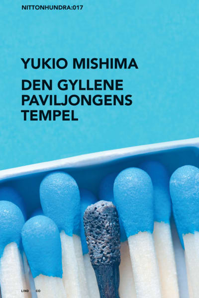 Omslag till Yukio Mishimas roman "Den gyllene paviljongens tempel"