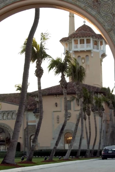 Trumps residens och privata klubb Mar-a-Lago i Palm Beach i Florida