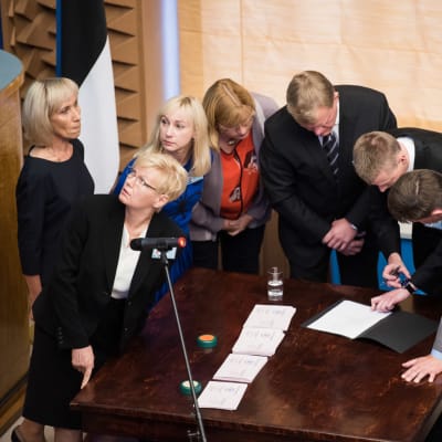 Äänestystuloksen tarkistus Viron presidentinvaalissa vuonna 2016
