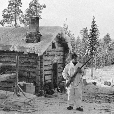 Etuvartioston kämppä Märkäjärvellä (1940).