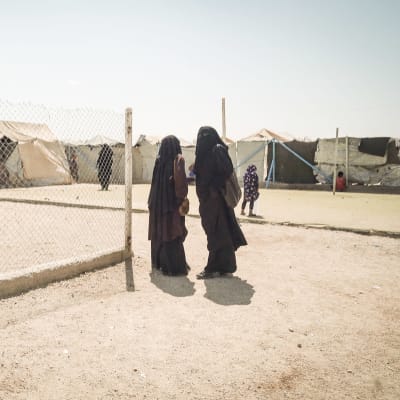 Finska kvinnor i al-Hol lägret i Syrien, augusti 2019