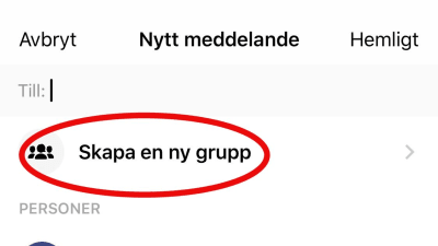 Chatta med FB Messenger