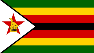 Zimbabwes flagga.
