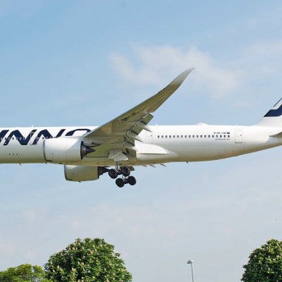 Finnairin A350 -lentokone.