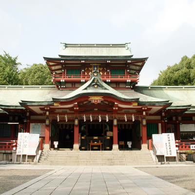Tomioka Hachimangun pyhäkkö.