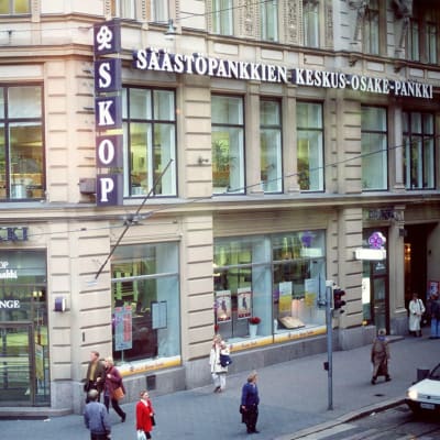 Säästöpankkien Keskus-Osake-Pankki (SKOP) Aleksanterinkadulla Helsingissä