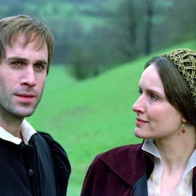Bild ur filmen om Luther med Martin och Katarina von Bora