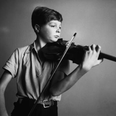 Nuori viulutaiteilija Heimo Haitto 1939