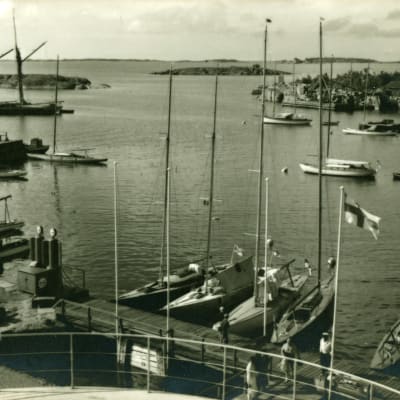 Vy från HSF paviljongen sommaren 1939