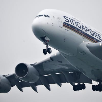 Singapore Airlinesin lentokone.