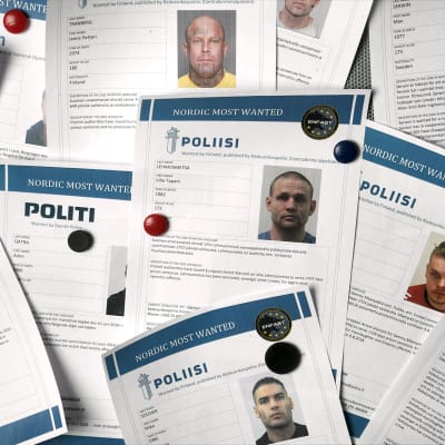 Poliisien FAST-yksiköiden julkaisemia listoja henkilöistä joita epäillään törkeistä rikoksista.
