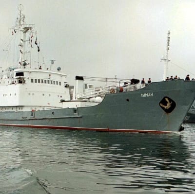 En arkivbild på örlogsfartyget Liman från år 1999.