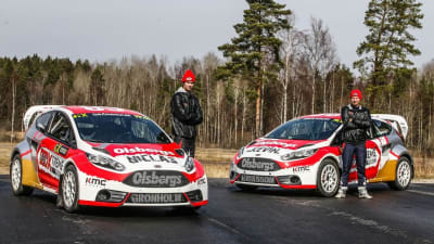 Niclas Grönholm och Kevin Eriksson är klara för VM-serien i rallycross.