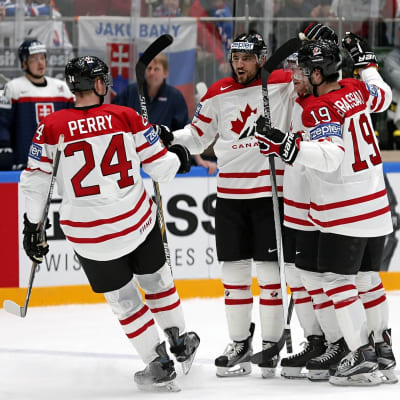 Kanada MM-kaukalossa Slovakia vastaan 14.5. 2016