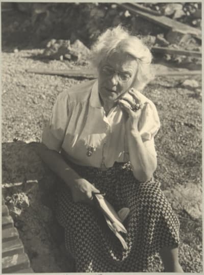 Alma Söderhjelm i slutet av 1930-talet.