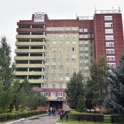 Navalnyi on hoidossa kuvassa olevassa Omskin sairaalassa Siperiassa.