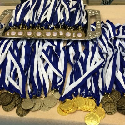 Finlands Svenska Gymnastikförbunds medaljer.