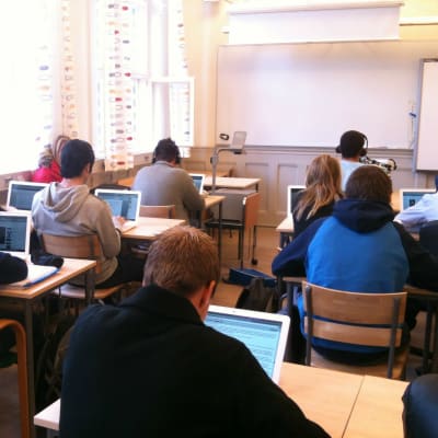 Elever i ett klassrum