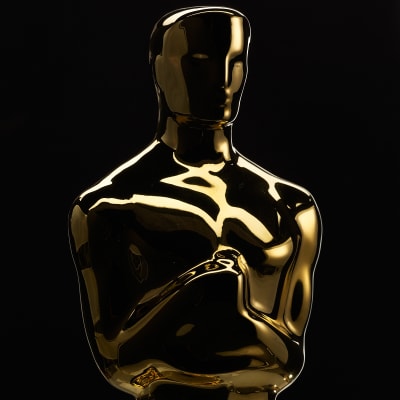 Närbild på en Oscarsstatyett.