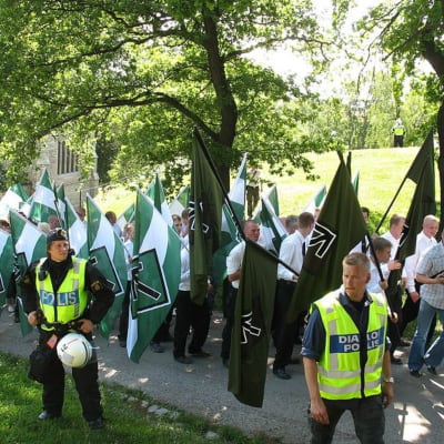 Svenska motståndsrörelsen demonstrerar 2007