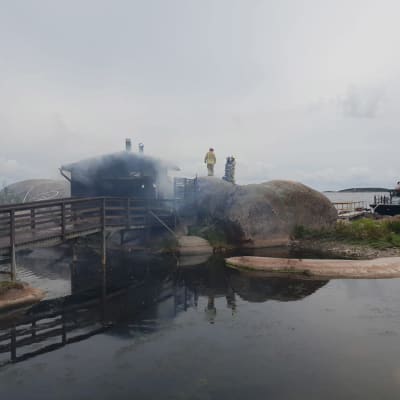Bastu brunnen på Smutrongrund.