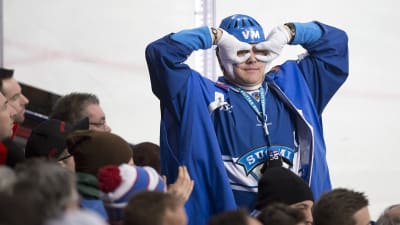 Finländsk ishockeysupporter