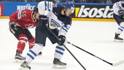 Jussi Jokinen och Finlands anfallare kom ingen vart mot Kanada.