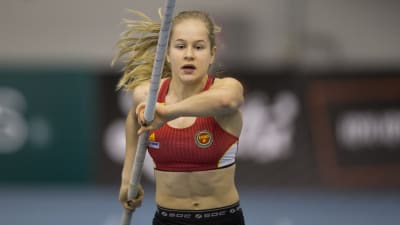 Saga Andersson, inomhus-VM 2016.