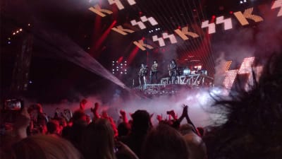 Kiss i Helsingforsarenan 4.5.2017.