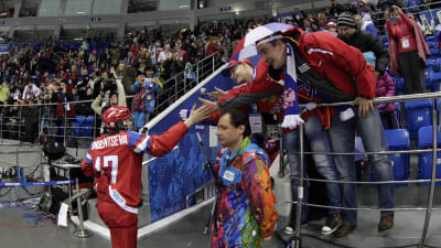 Rysslands hockeydamer i Sotji.