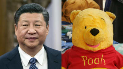 Kinas president Xi Jinping blir ofta jämförd med Nalle Puh på sociala medier.