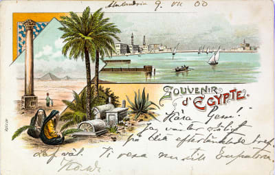 Postkort från år 1900.