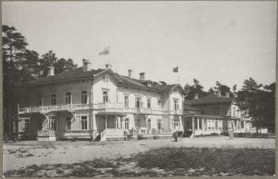 Pensionat Bellevue i Hangö 1920-tal.