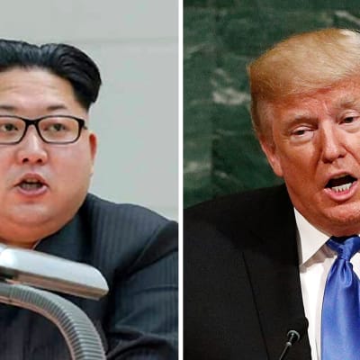 Kim Jong-un ja Donald Trump.