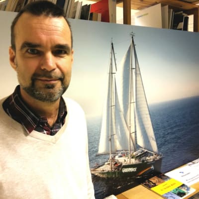 Juha Aromaa, informationschef på Greenpeace